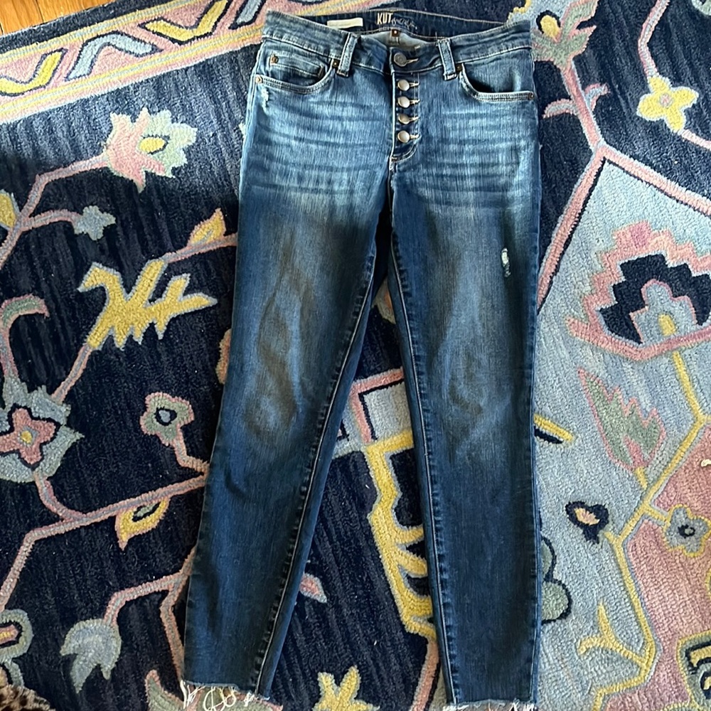 Kut Carlo Ankle Skinny Jeans Size 6